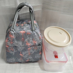 Portable Insulation Bag Lunch Bag for Office Workers and Students