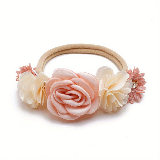 Flowers Headband Hair Accessories for Baby Girls