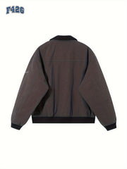 F426 Men's Casual Loose Fit Hip Hop Style Jacket