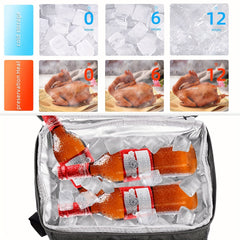 Large Insulated Lunch Backpack Waterproof Cooler Bag for Picnic Hiking Camping