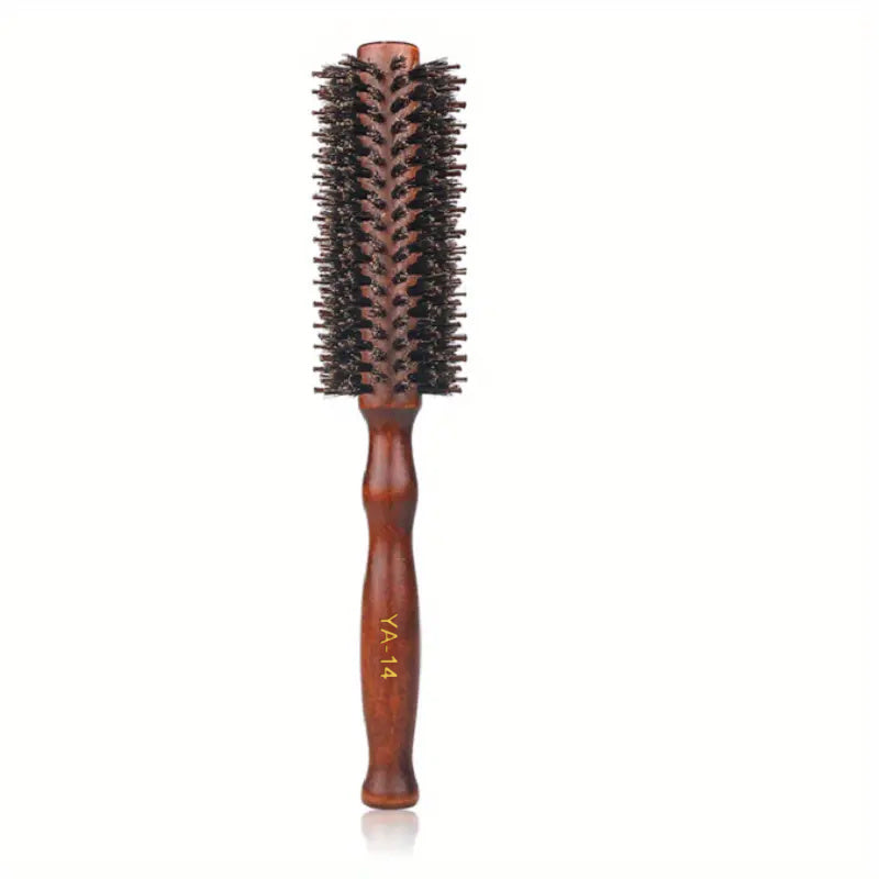 Boar Bristle Hair Brush Comb Round for Curly Hair