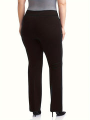  Solid High Waist Skinny Trousers
