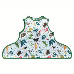 Kids Self-Eating Placemat Leak-proof Bib Cover