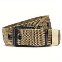 Breathable Nylon Fabric Belt Youth Pin Buckle Trousers Jeans Belt