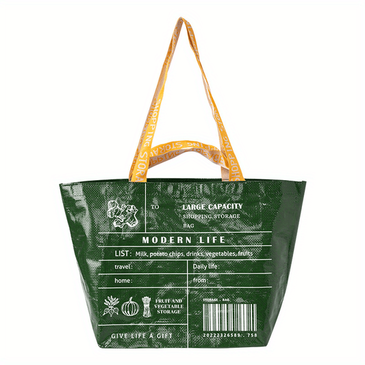 Large Waterproof Grocery Shopping Bag for Retail Stores