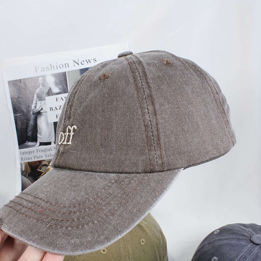 Embroidered Baseball Cap for Men and Women