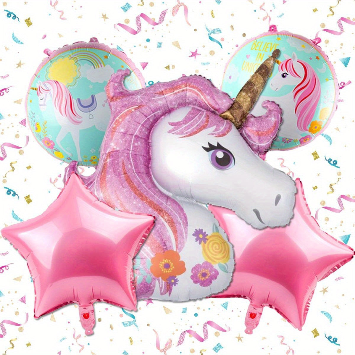 Magical Unicorn Balloons for Girls' Birthday Party