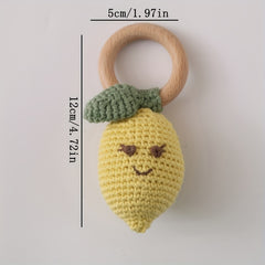 Mango Baby Rattle Toy Handheld Grasping Gift