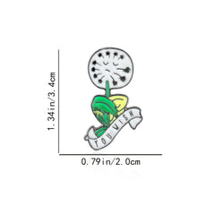 You Wish Dandelion Brooch