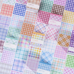 Hand Painted Sticky Notes Dreamy Check Series 400 Sheets