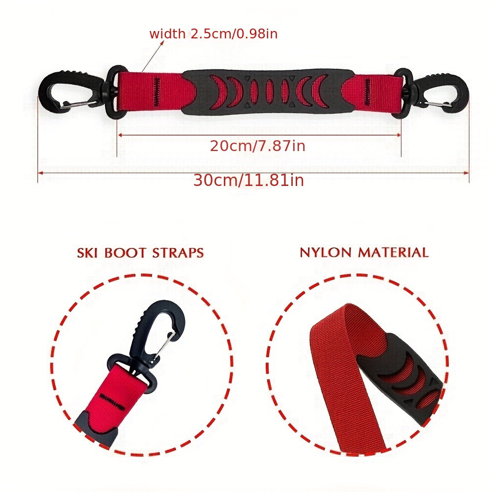 Skate Shoe Carrier Ski Boots Ice Skates Hanging Strap