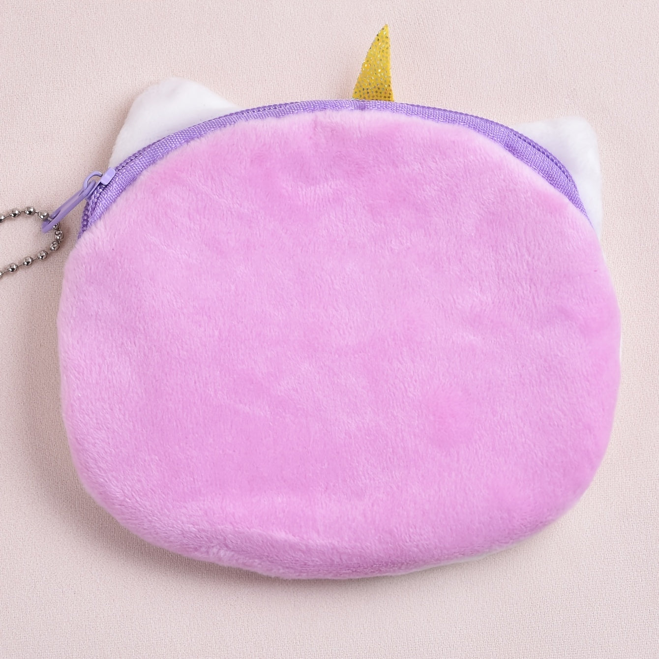 Girls Plush Unicorn Coin Purse Wallet Backpack Pendant