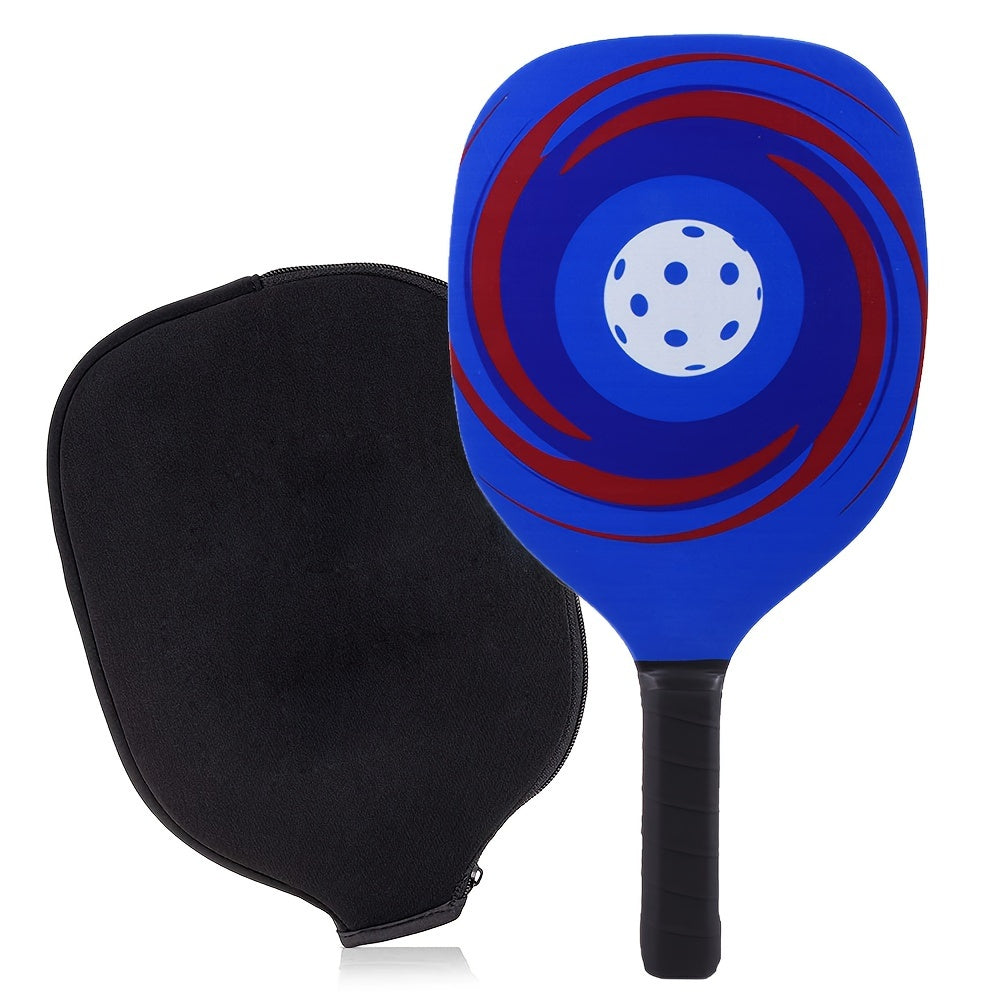 Wooden Pickleball Paddle Set with Accessories for Indoor/Outdoor Activities