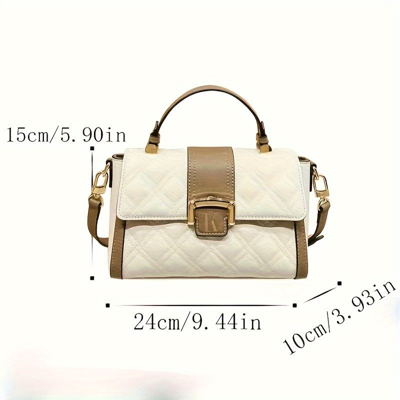 Women's Square Crossbody Bag with Adjustable Strap