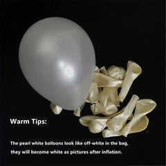 Pearl Balloons in Various Sizes for Parties and Weddings