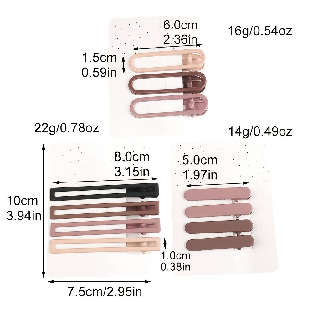 3pcs Duck Billed Hair Clip Hollow Hair Clip Hair Accessories For Women Girls