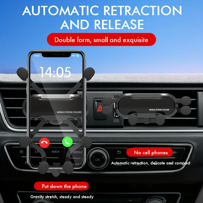 Car Phone Holder Air Vent Clip Mount Universal Gravity Holder