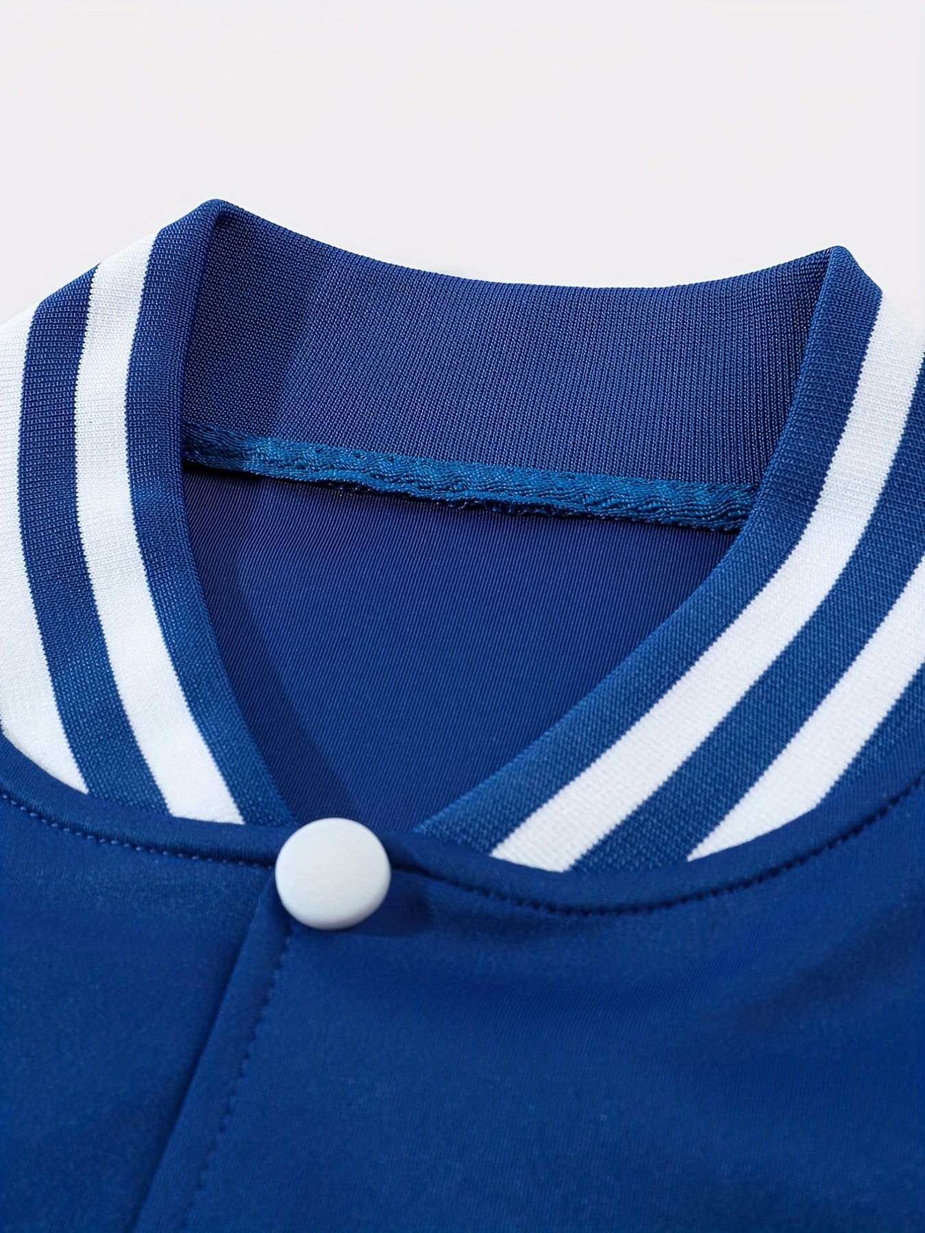 High Maintenance Varsity Jacket Men's Casual Solid Button Up Jacket