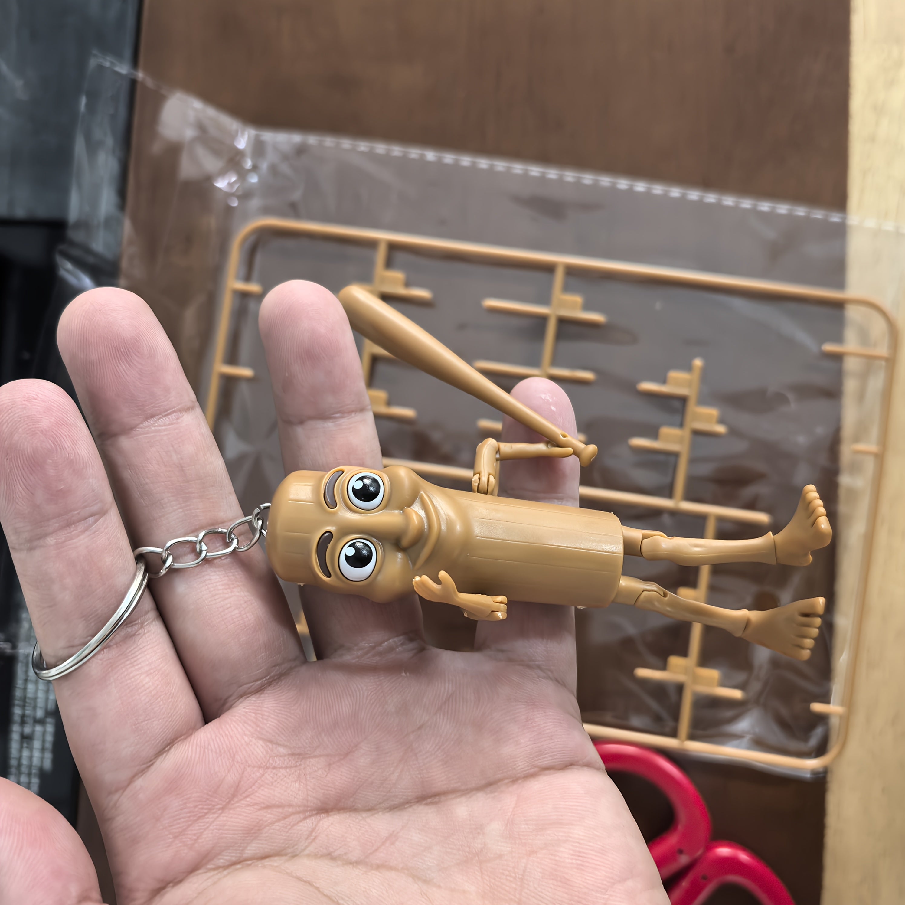 Wooden Stick Figure Assembly Kit Hanging Ornament Doll