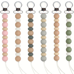 Baby Silicone Pacifier Chain Clip Teether Anti-drop Stainless Steel