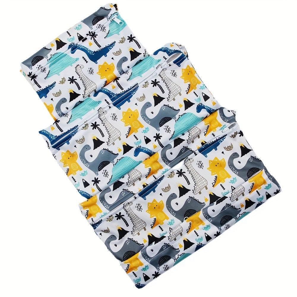 3pcs Waterproof Wet Bags Baby Diaper Bags