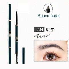Waterproof Sweat Proof Round Head Eyebrow Pencil 4 Colors