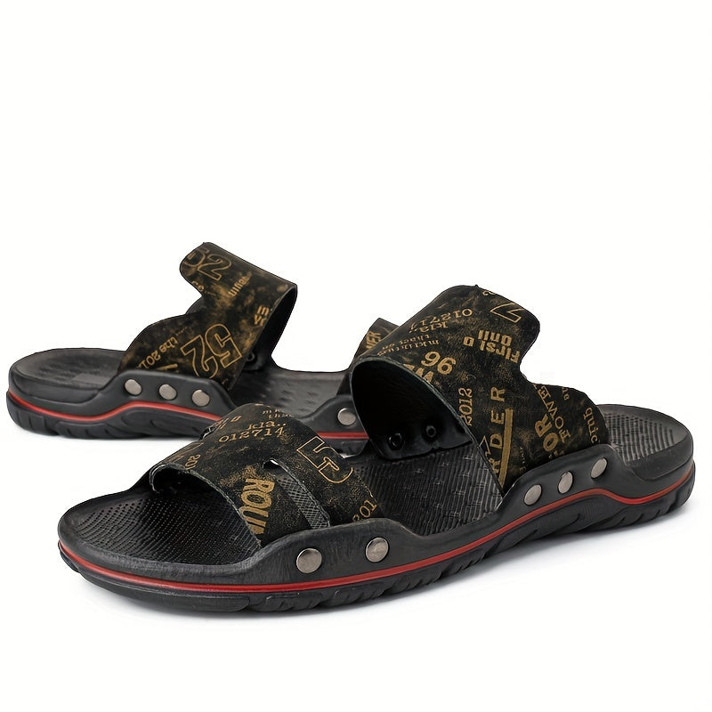 Men's Slip On Sandals Outdoor Walking Shoes