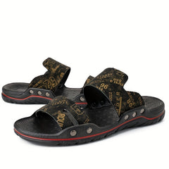 Men's Slip On Sandals Outdoor Walking Shoes