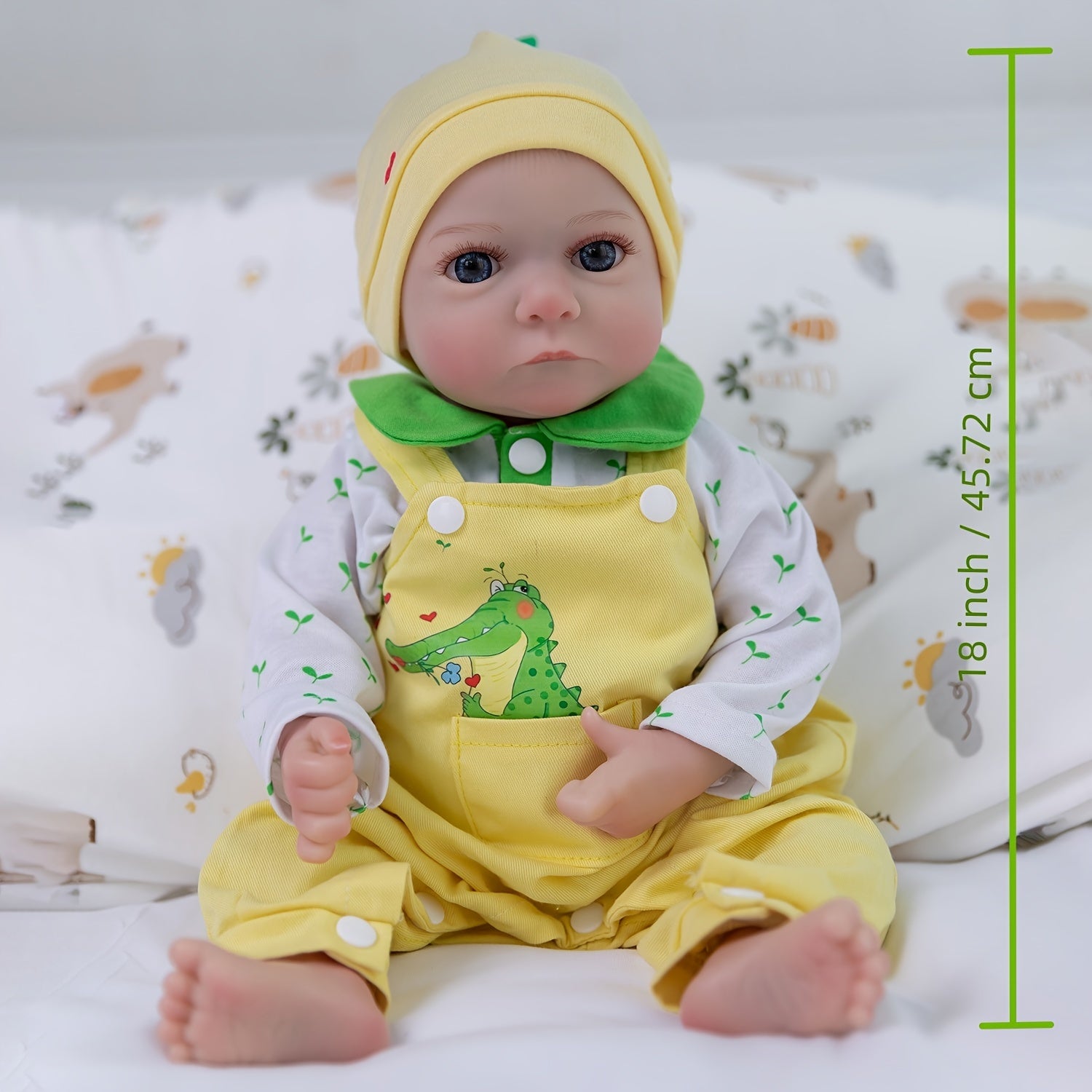 45 72 cm Reborn Baby Dolls Soft Vinyl Toy for Kids