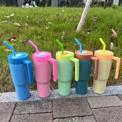 1200ml Stainless Steel Water Bottle with Handle - Leakproof