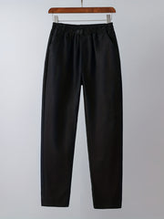 Ankle Length Harem Pants Elastic Waist Casual Trousers
