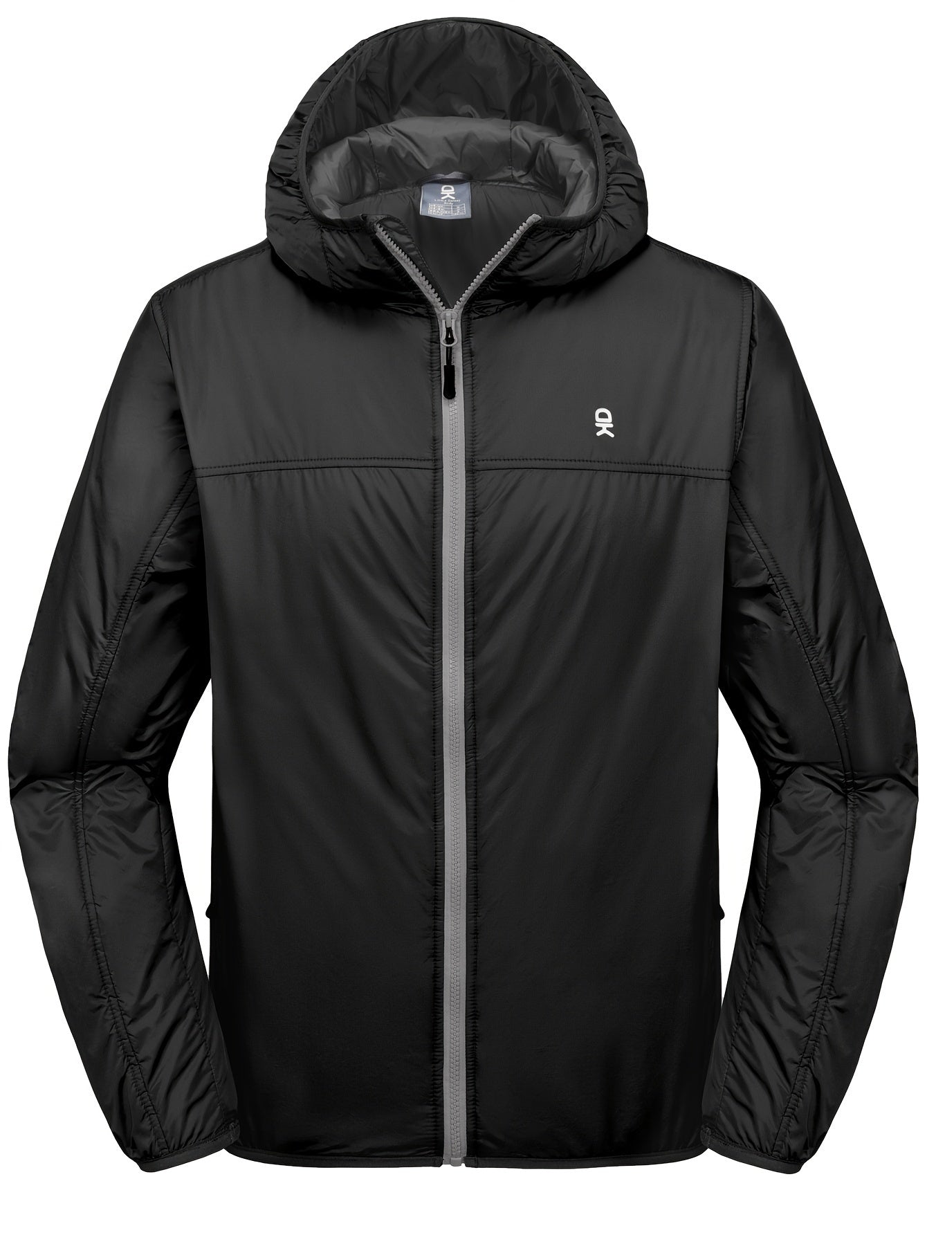 Men's Casual Hooded Windbreaker Jacket Lightweight Jacket