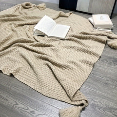 Nordic Wind Sue Knitted Blanket Office Air Conditioning Nap Blanket