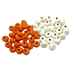 24pcs Mini Pumpkin Set for Halloween Decor