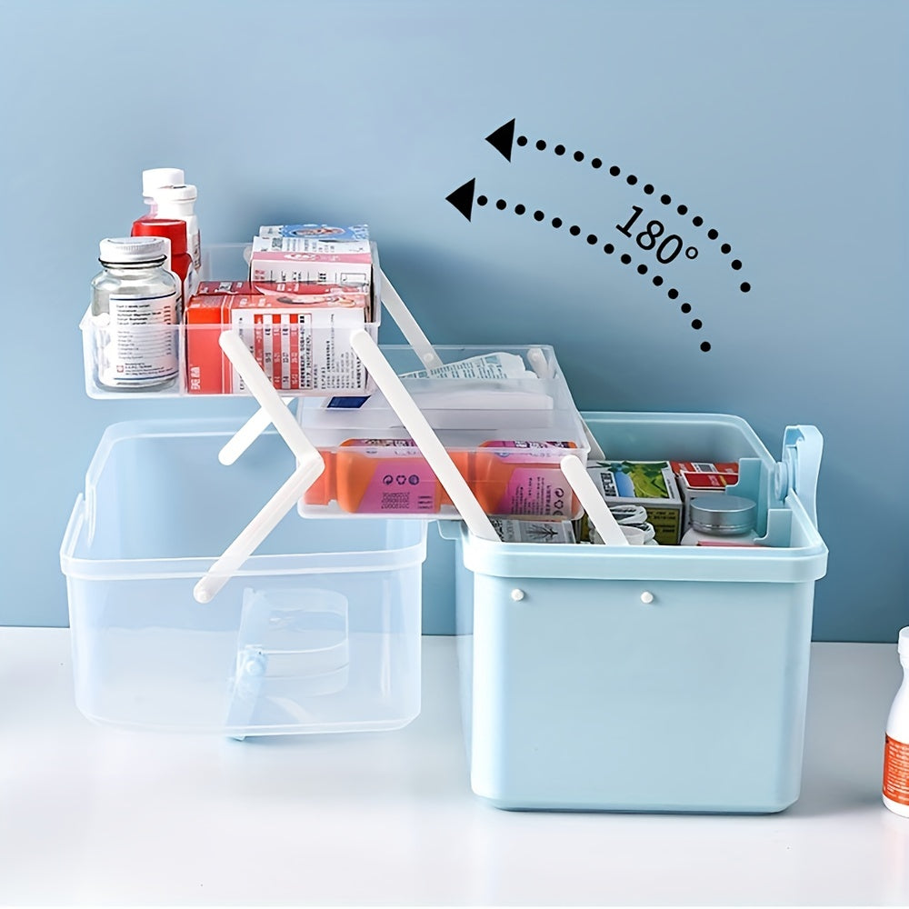 Medicine Storage Box Household Portable Container Large Capacity