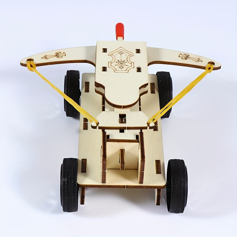 Wooden Siege Engine Puzzle DIY 3D Model Craft Kit