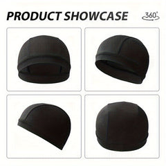 2Pcs Moisture Wicking Helmet Cap Cooling Beanie Hat For Running Cycling