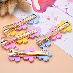 Resin Flower Hair Clip French Barrette Hair Accessories