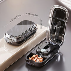 LDQ Pill Cutter and Divider Portable Medication Dispenser