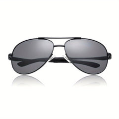 OUWEN Aviator Sunglasses Men Flexible Metal Sun Glasses UV Protection