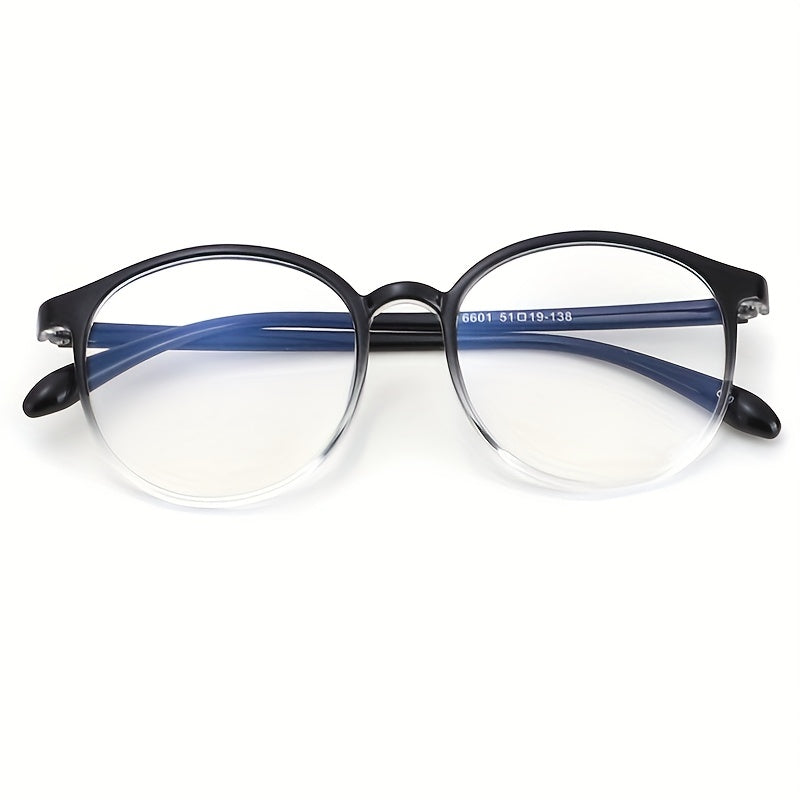 Round Anti Light Glasses For Women Men Casual Jelly Spectacles Frame
