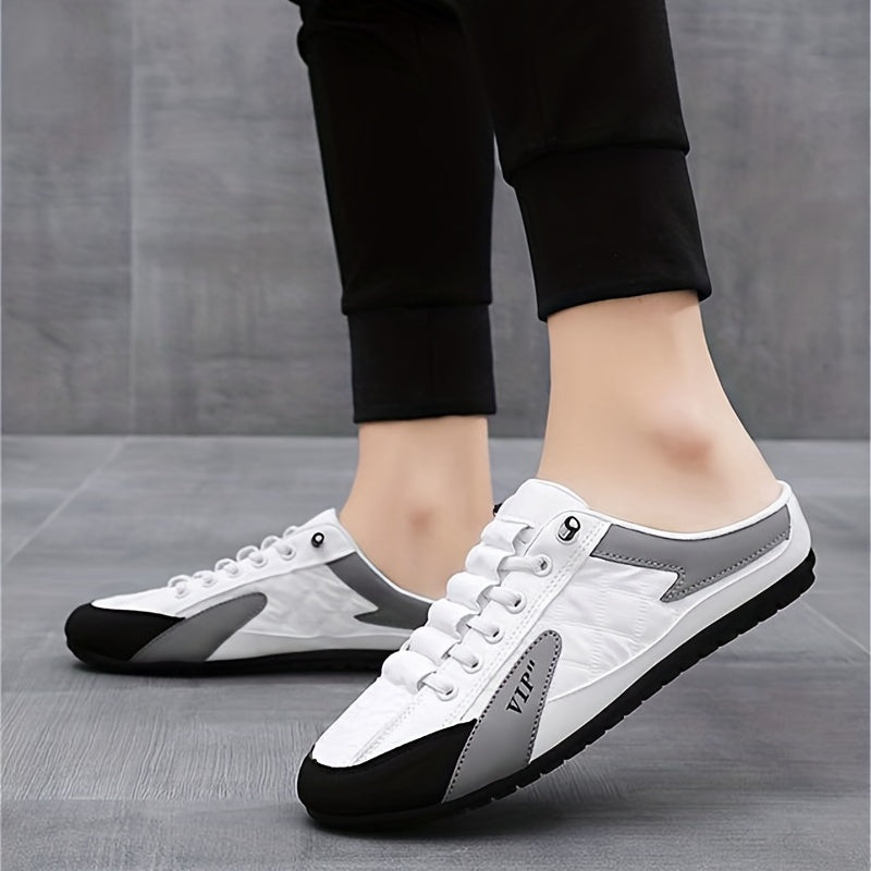 Men's Breathable Slip On Mules Lightweight Comfy Shoes