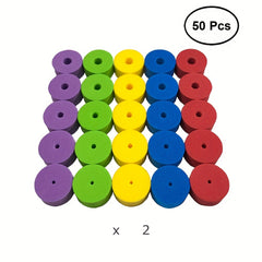 50pcs Knitting Needle Point Protectors Stitch Stoppers