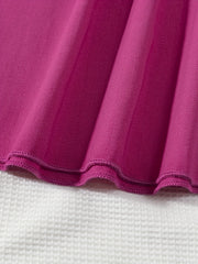 Girls Halter Neck Backless Dress With Belt For Party Vacation