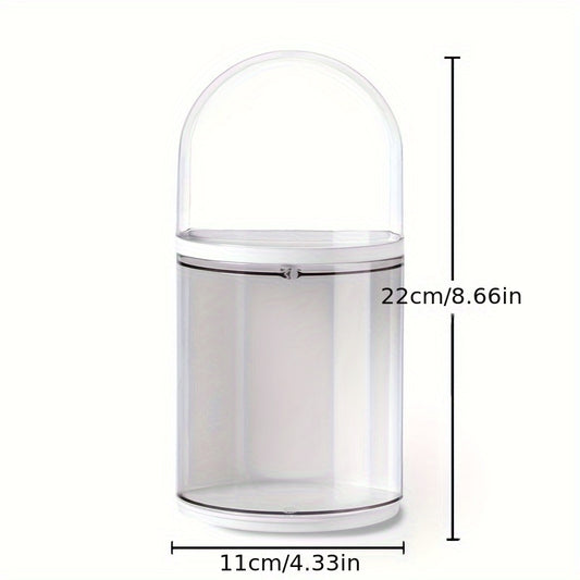 Handheld Storage Display Rack Dustproof Rotating Model Box