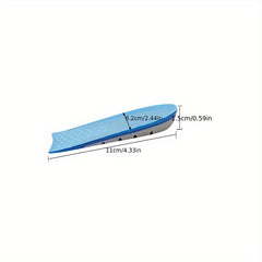 TPE Heightened Insole Height Increase Half Shoes Pad Men Women Silicone Gel