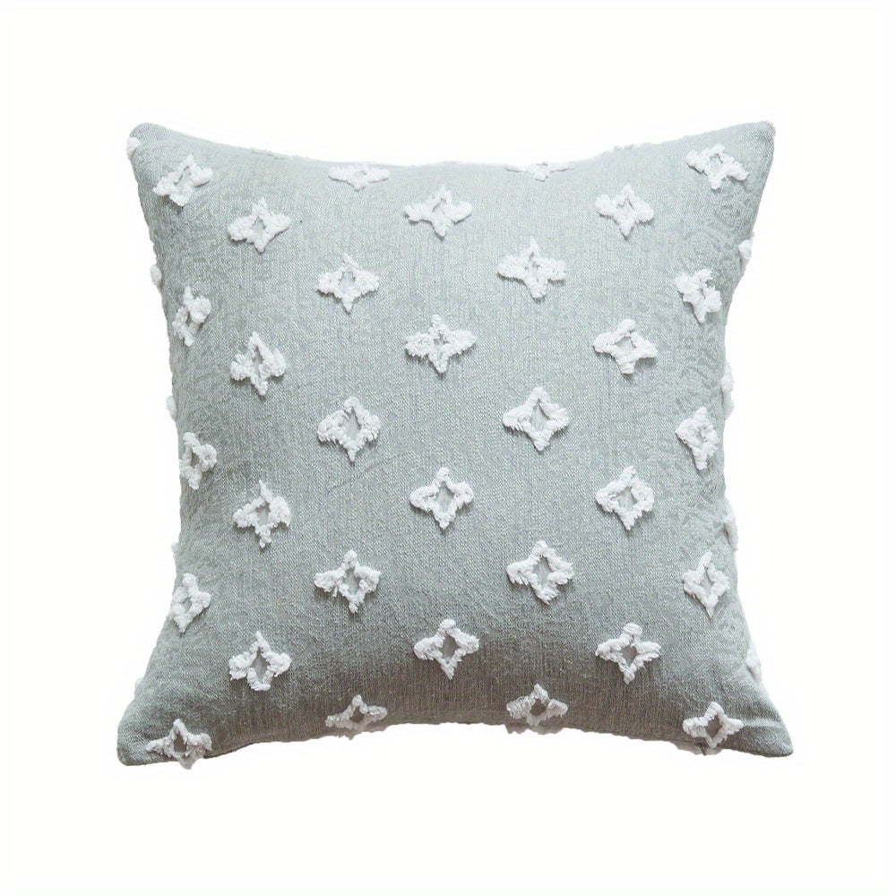 Cotton Tufted Small Stars Single Pillow Cover - Soft and Comfortable