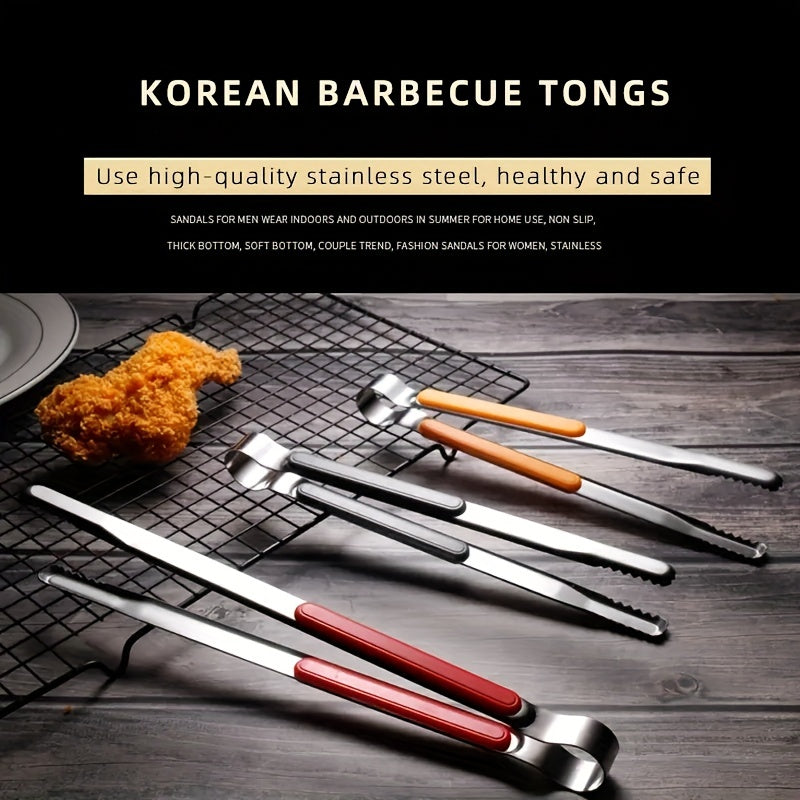 Stainless Steel BBQ Tongs Kitchen Tools
