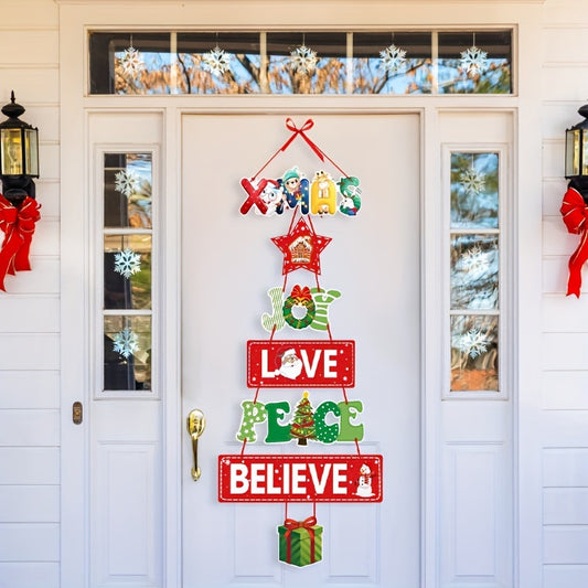 Christmas Tree Door Decoration for Party
