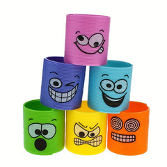 12Pcs Funny Pack Spring Rainbow Magic Coil Toy Mini Spring Bulk Toy
